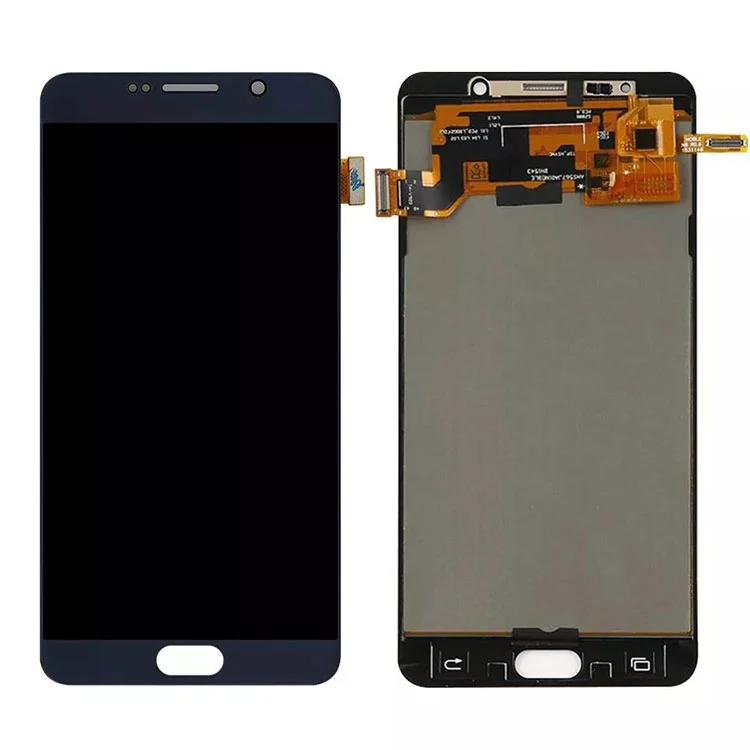 Đối với Samsung Galaxy Note 5 LCD OLED Màn hình hiển thị màn hình Lắp ráp với khung