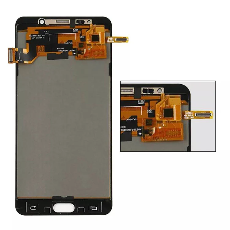 Đối với Samsung Galaxy Note 5 LCD OLED Màn hình hiển thị màn hình Lắp ráp với khung