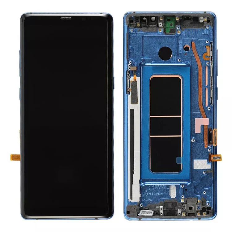 Đối với Samsung Galaxy Note 8 LCD OLED Màn hình hiển thị màn hình tập hợp với khung