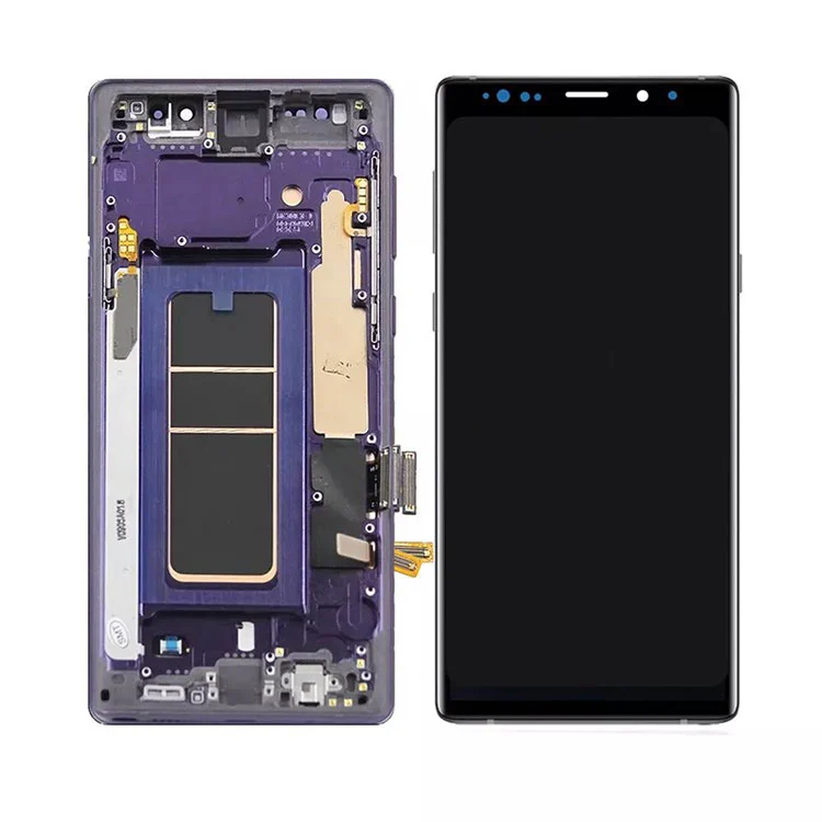 Đối với Samsung Galaxy Note 9 LCD OLED Display Digitizer Lắp ráp với khung