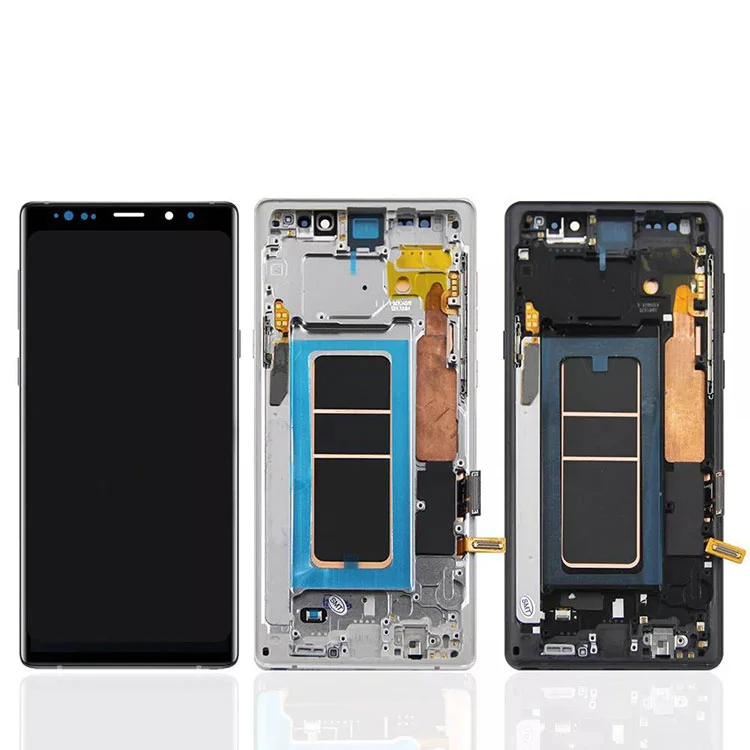 Đối với Samsung Galaxy Note 9 LCD OLED Display Digitizer Lắp ráp với khung
