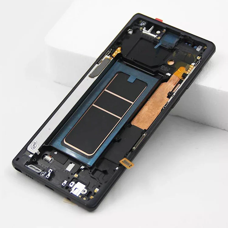 Đối với Samsung Galaxy Note 9 LCD OLED Display Digitizer Lắp ráp với khung