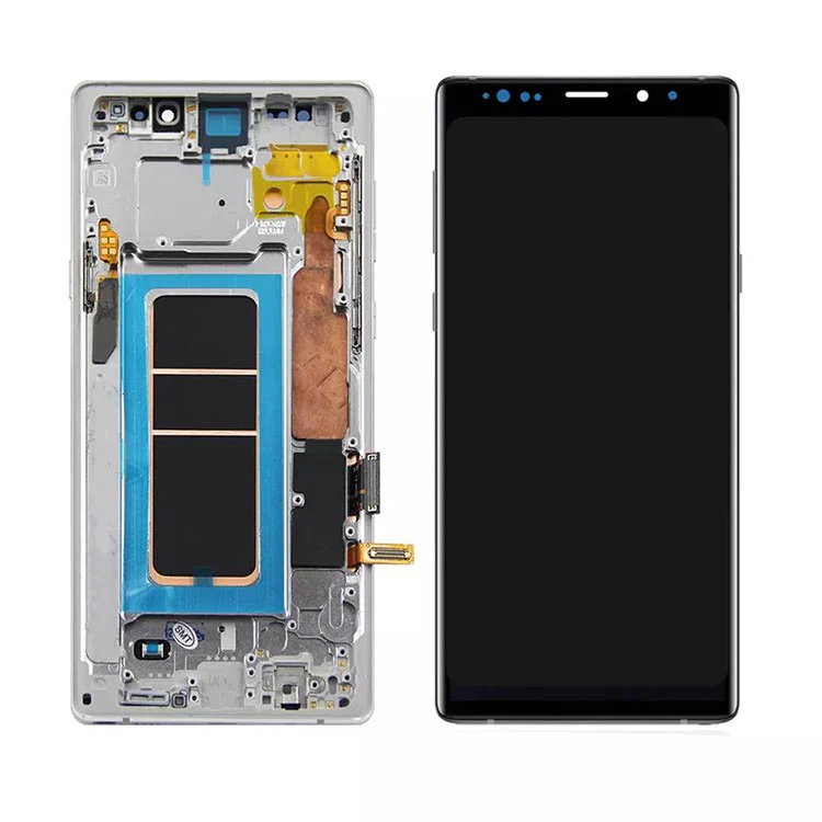Đối với Samsung Galaxy Note 9 LCD OLED Display Digitizer Lắp ráp với khung