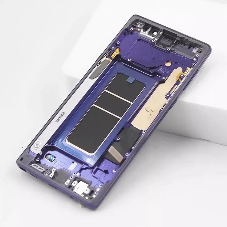 Đối với Samsung Galaxy Note 9 LCD OLED Display Digitizer Lắp ráp với khung