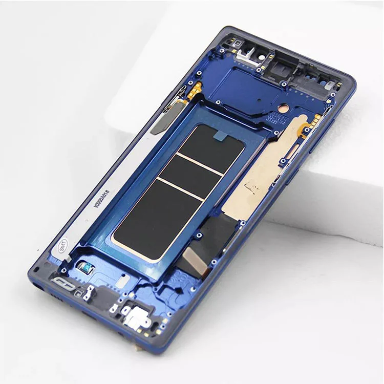 Đối với Samsung Galaxy Note 9 LCD OLED Display Digitizer Lắp ráp với khung