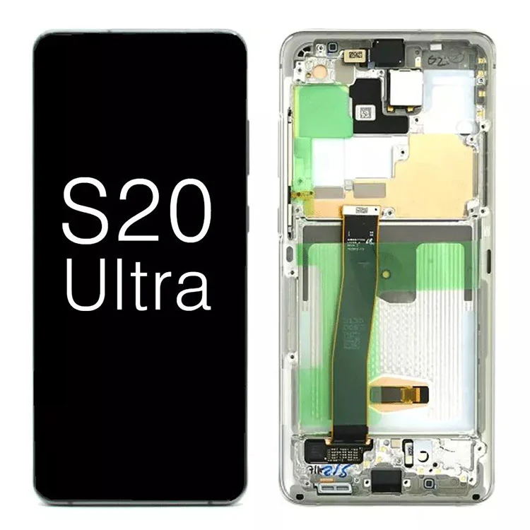 Đối với Samsung Galaxy S20 Ultra G988 5G OLED Hiển thị màn hình LCD thay thế màn hình cảm ứng
