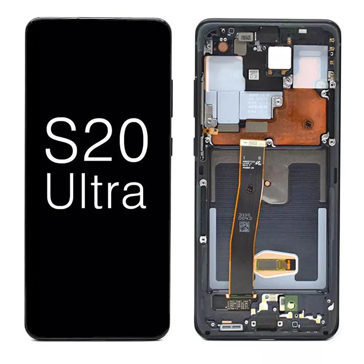 Đối với Samsung Galaxy S20 Ultra G988 5G OLED Hiển thị màn hình LCD thay thế màn hình cảm ứng