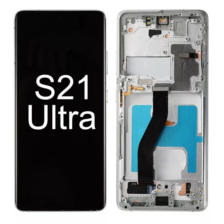 Đối với Samsung Galaxy S21 Ultra LCD Hiển thị màn hình cảm ứng thay thế